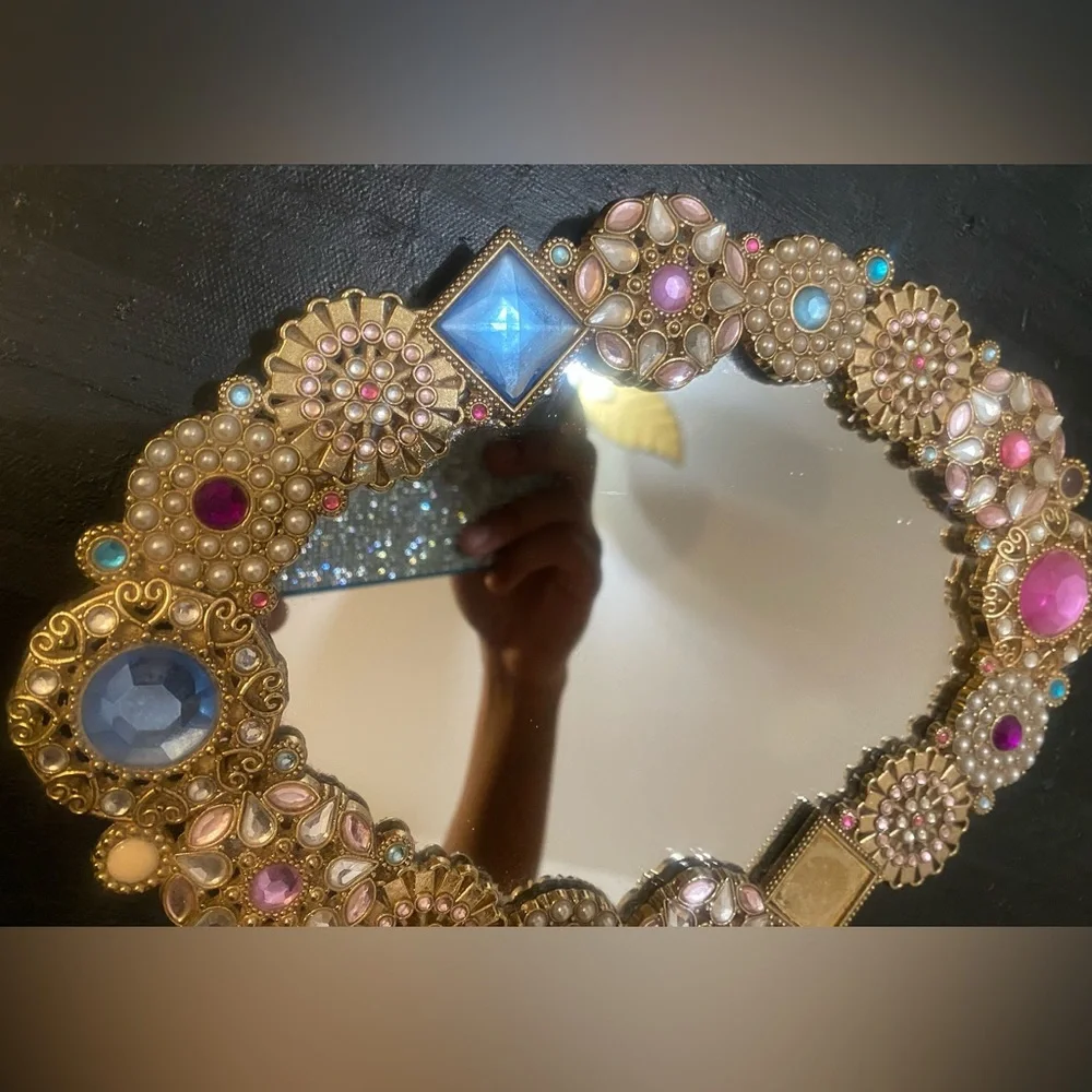 Fun, sequined mirror